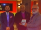 Bishop Michael Nazir Ali presents his book to FIRD Chairman Toaha Qureshi MBE after a meeting on human rights